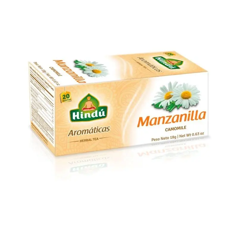 Aromatica Hindu x 18g Manzanilla 20 Bolsas