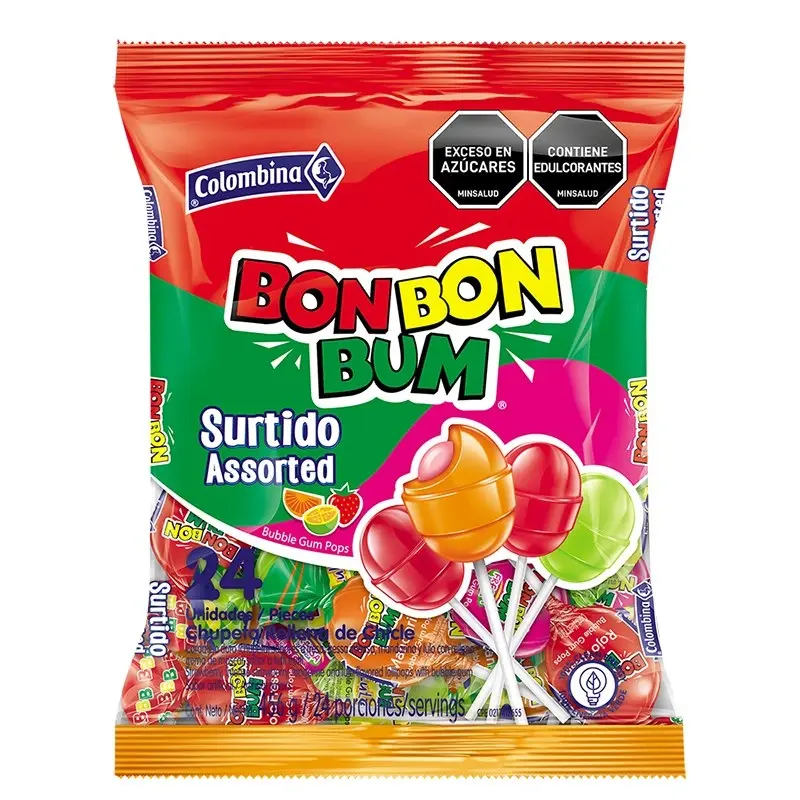 Bon Bon Bum X24unidades Surtido