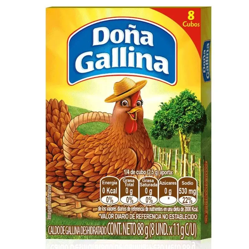 Caldo Doña Gallina x 8Unidades