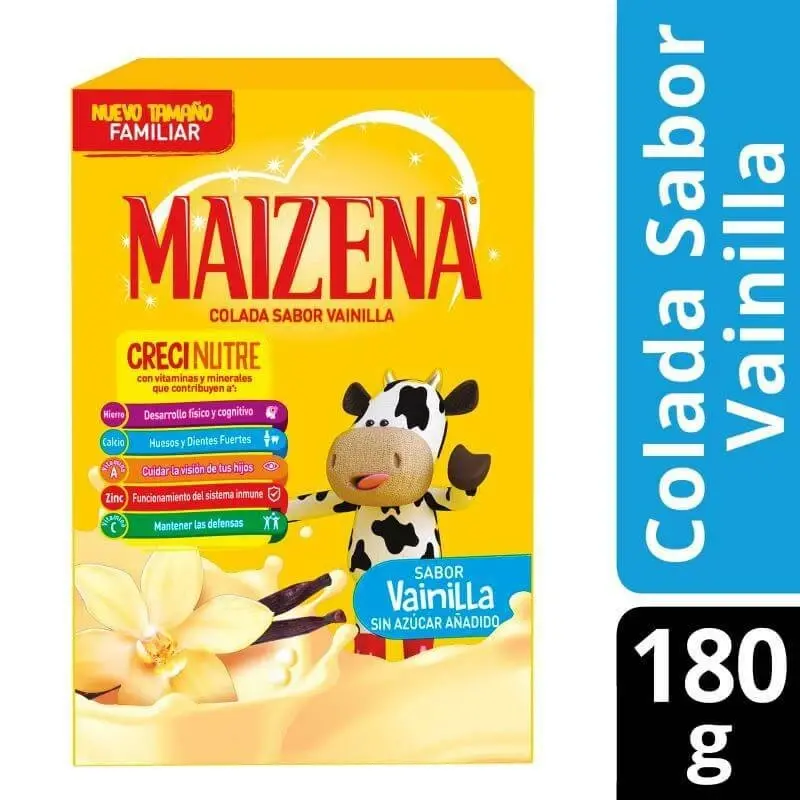 Colada Maizena X 180g Vainilla