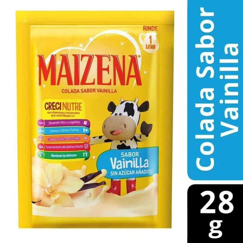 Colada Maizena X 28g Vainilla