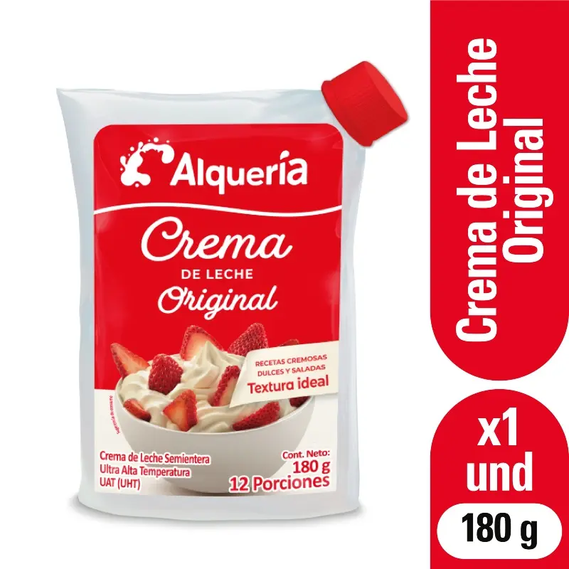Crema de Leche Alqueria 180g