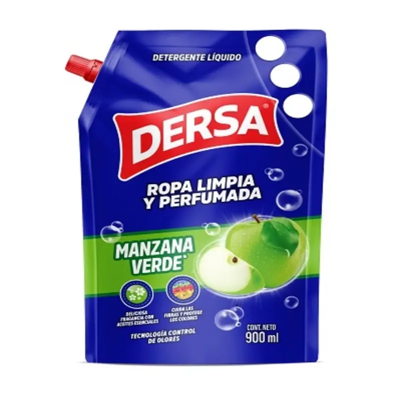 Detergente Dersa x 900ml Manzana Liquido