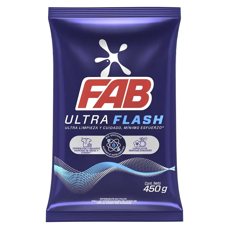 Detergente Fab x 450g Ultra Flash