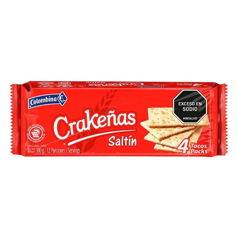 Galleta Crakeñas X 300g Saltin 4 Tacos