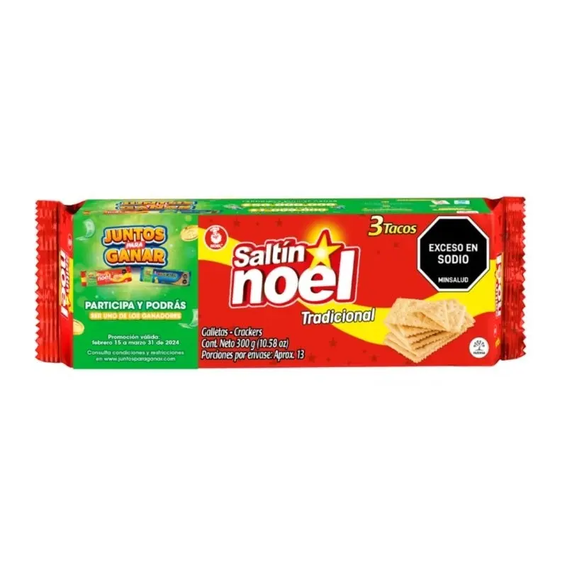 Galleta Saltin X300g 3 Tacos