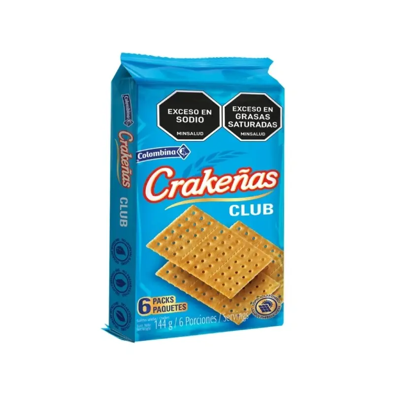 Galletas Crakeñas x 144g Club