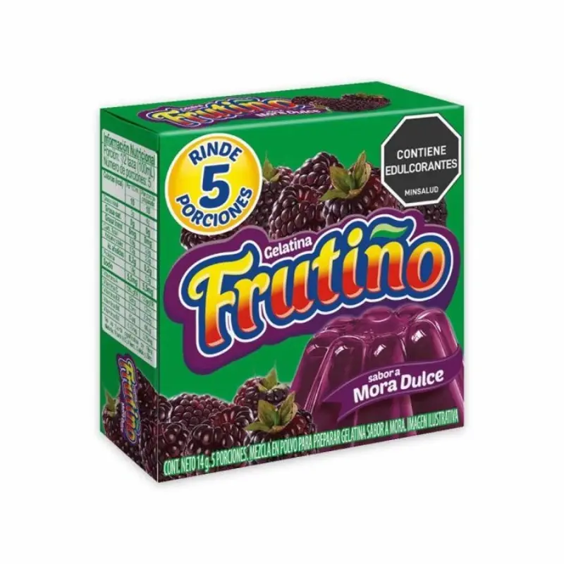 Gelatina Frutiño x 14g Mora