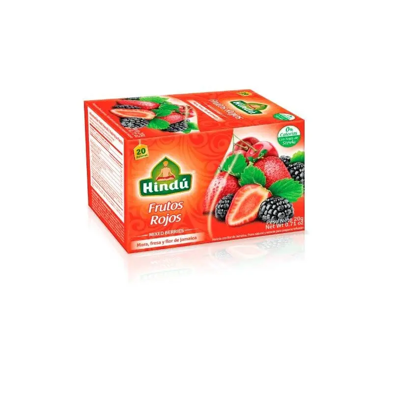 Infusion Hindu x 20g Frutos Rojos 20 Bolsas
