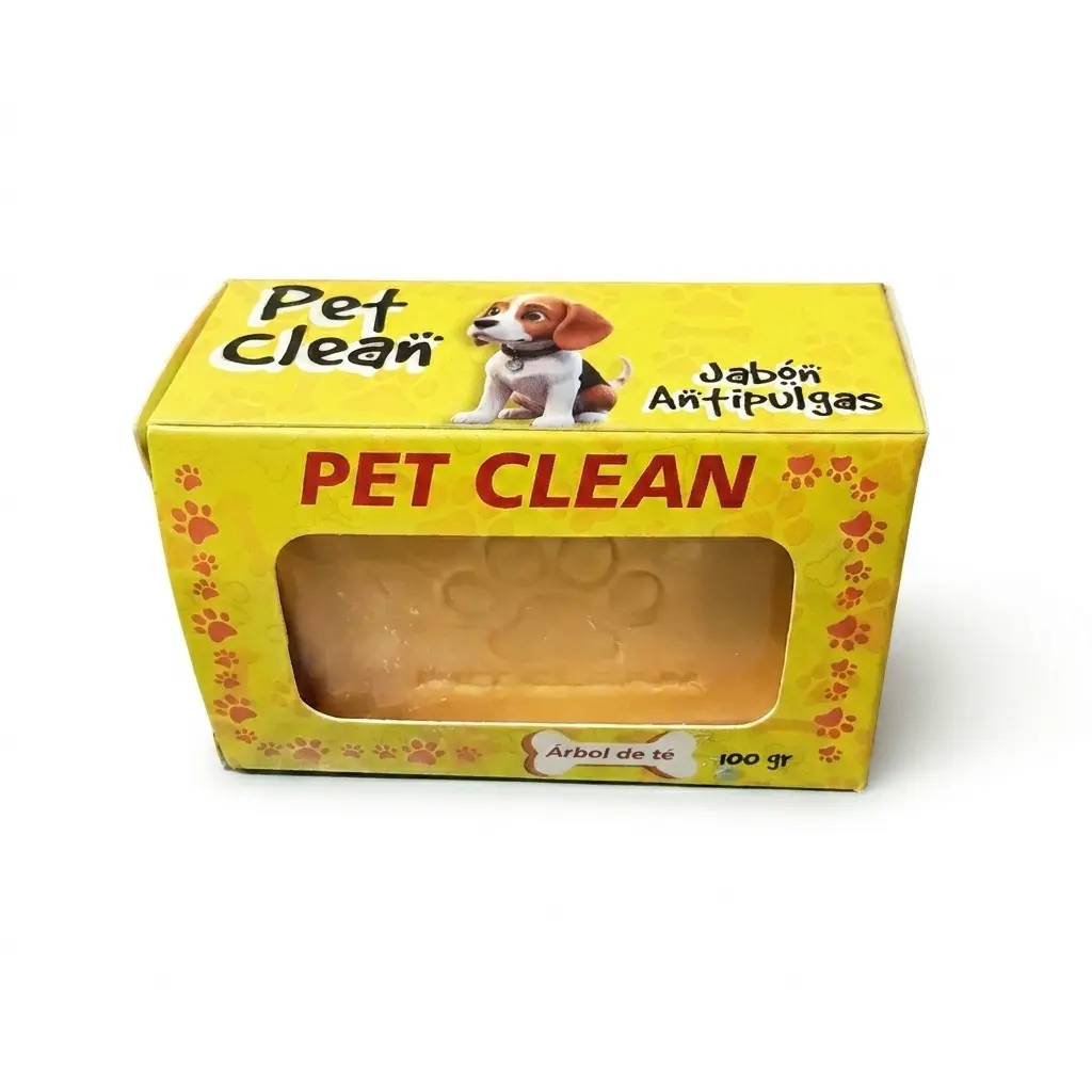  Jabon Mascota Pet Clean x100g Antipulgas