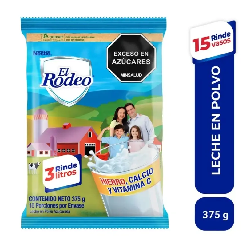 Leche Rodeo x 375g Hierro