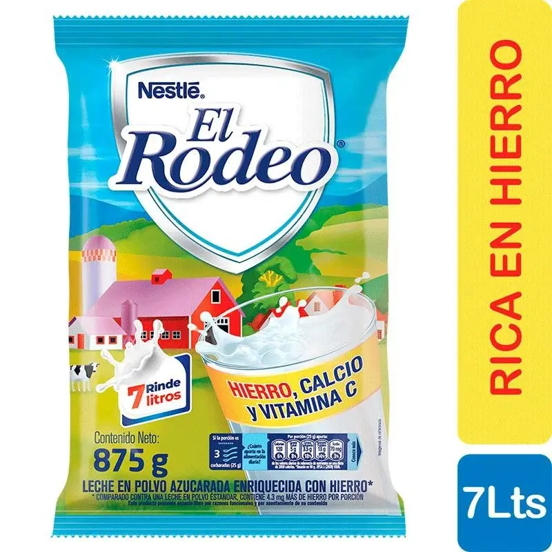 Leche Rodeo x 875g Hierro