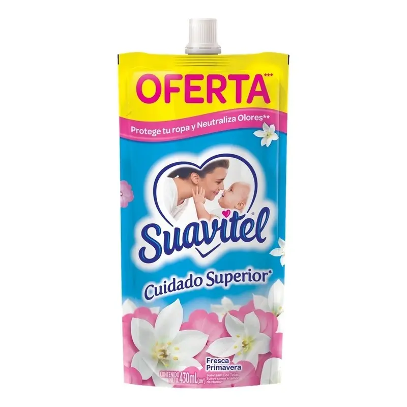 Suavizante Suavitel x 430ml Primavera