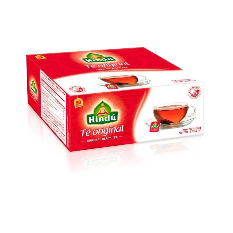 Te Hindu x 80g Original 50 Bolsas